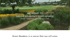 Desktop Screenshot of greenmeadowsgolf.com